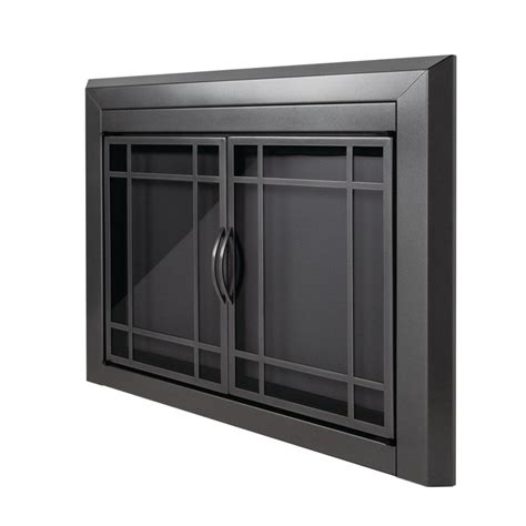 Winston Porter Ghalib Cabinet Steel Fireplace Door & Reviews